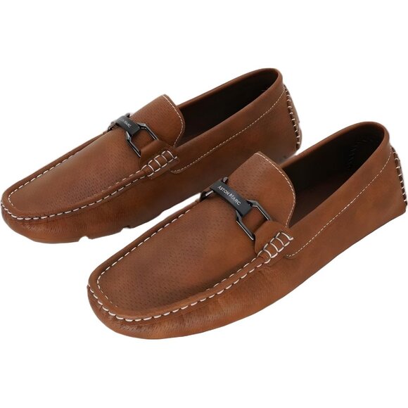 Aston Marc Charter Men\'s Tan Driving Loafers 9.5M main image 4